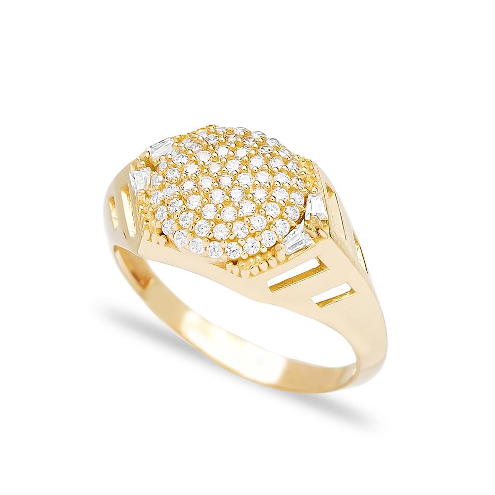 Delicate design Wholesale Turkish 14K Gold Ring