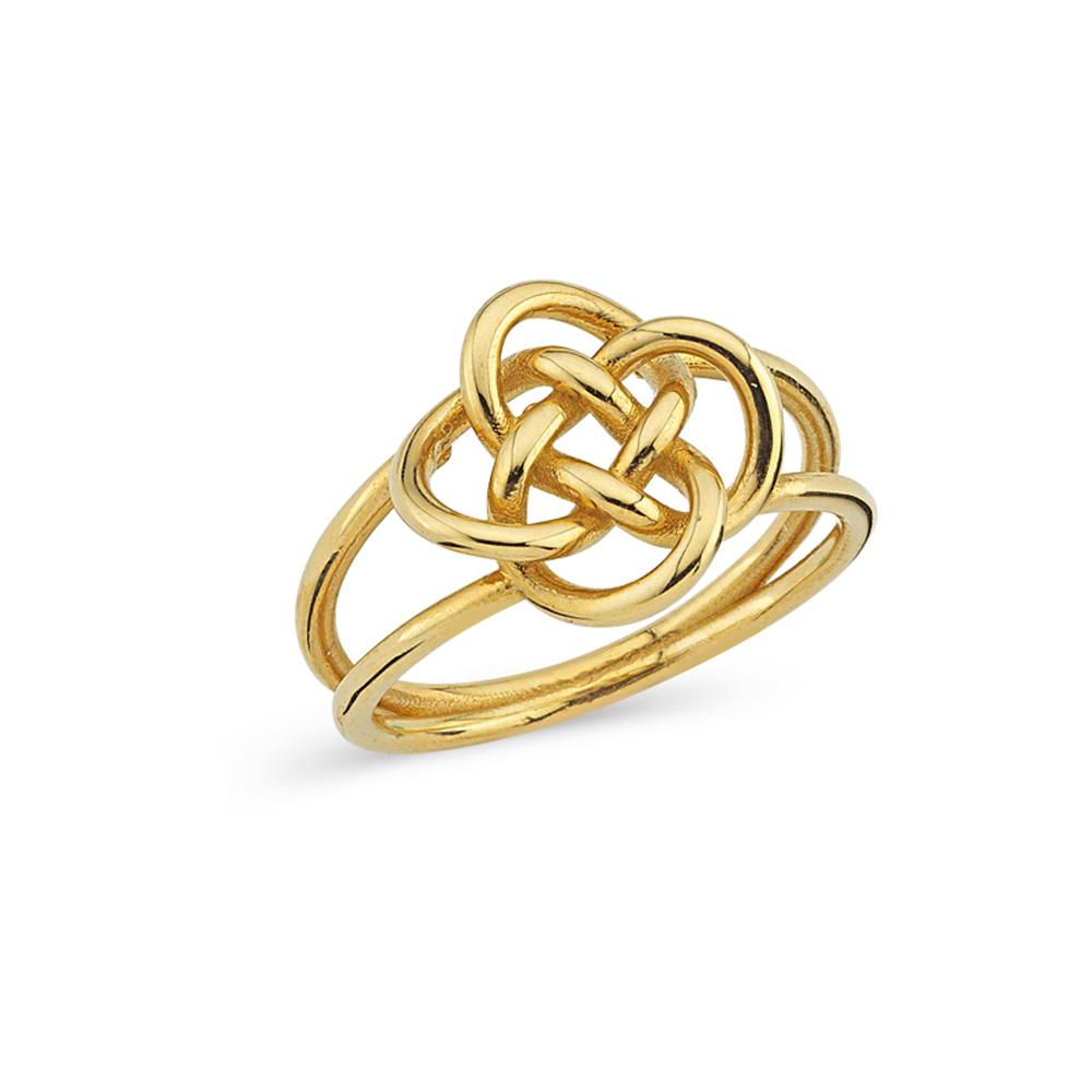 Braided Design Wholesale Turkish 14k Gold Ring